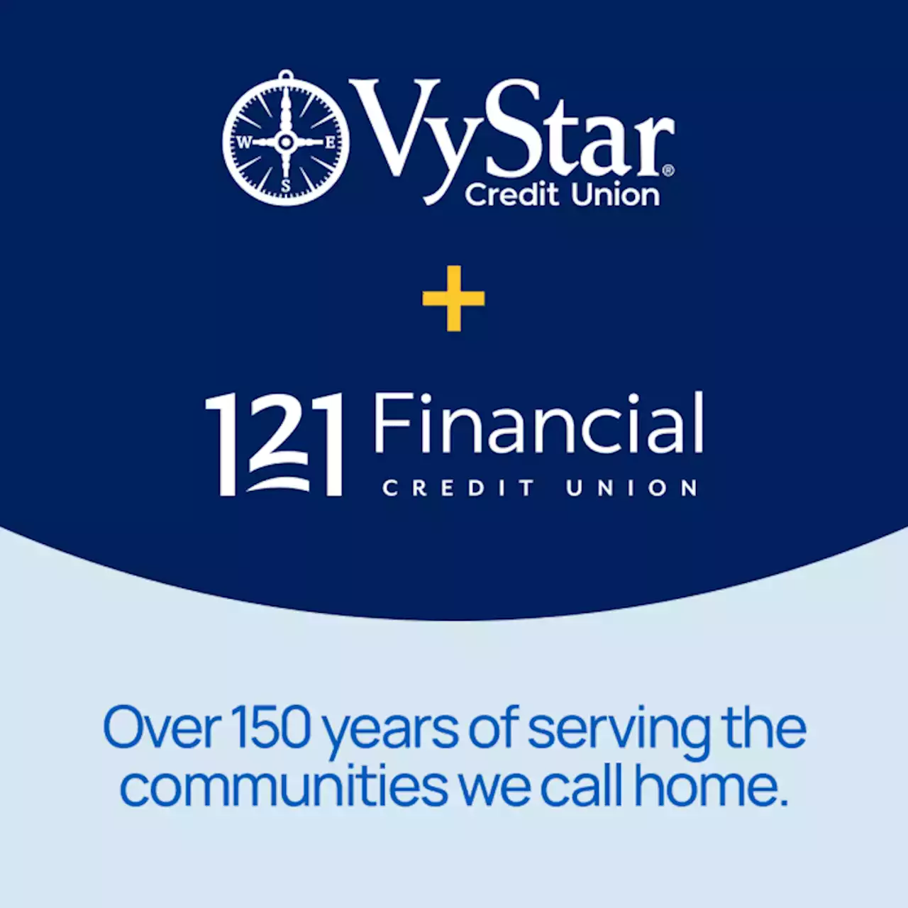 121 Financial Credit Union announces plan to merge with VyStar Credit Union