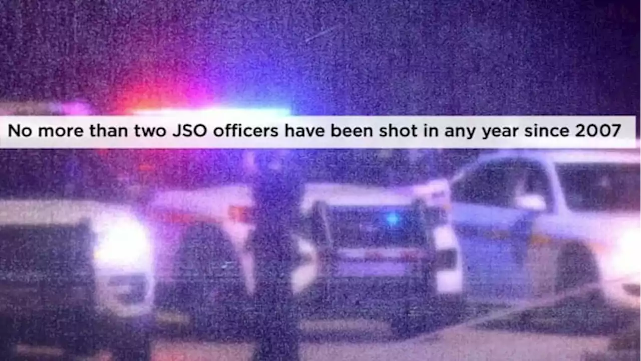 3 Jacksonville officers shot in line of duty this year, highest rate in a decade