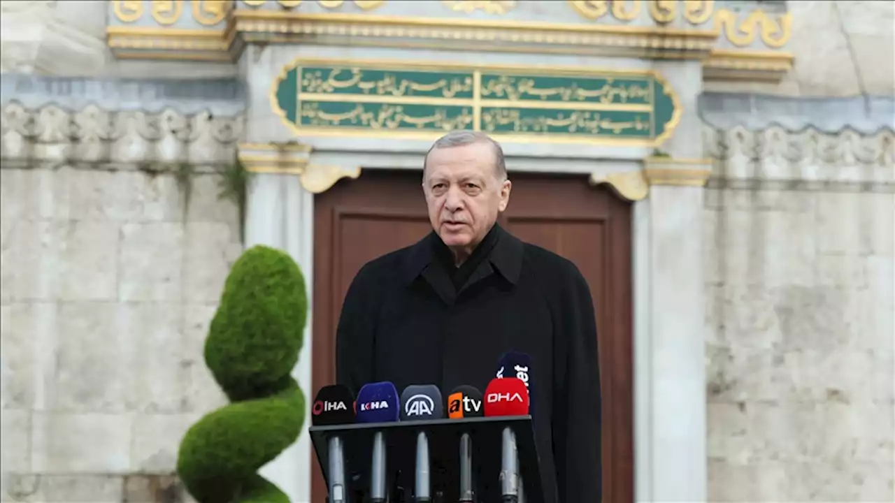 اردوغان نماز عید فطر را در مسجد ایاصوفیه کبیر اقامه کرد