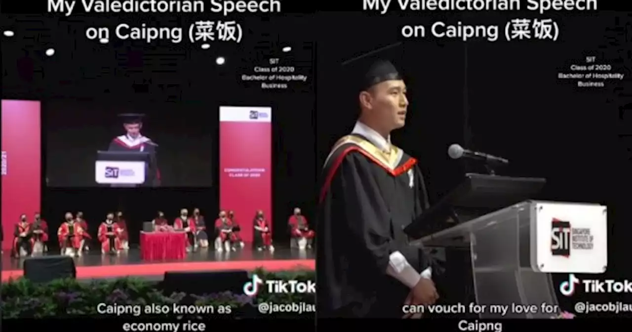 Life is like 'cai fan': SIT student's graduation speech strikes a chord with netizens