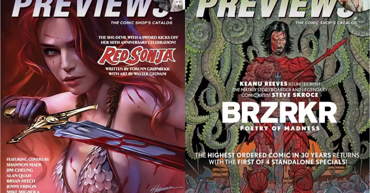 Red Sonja & Keanu Reeves On Diamond Previews Covers Next Week