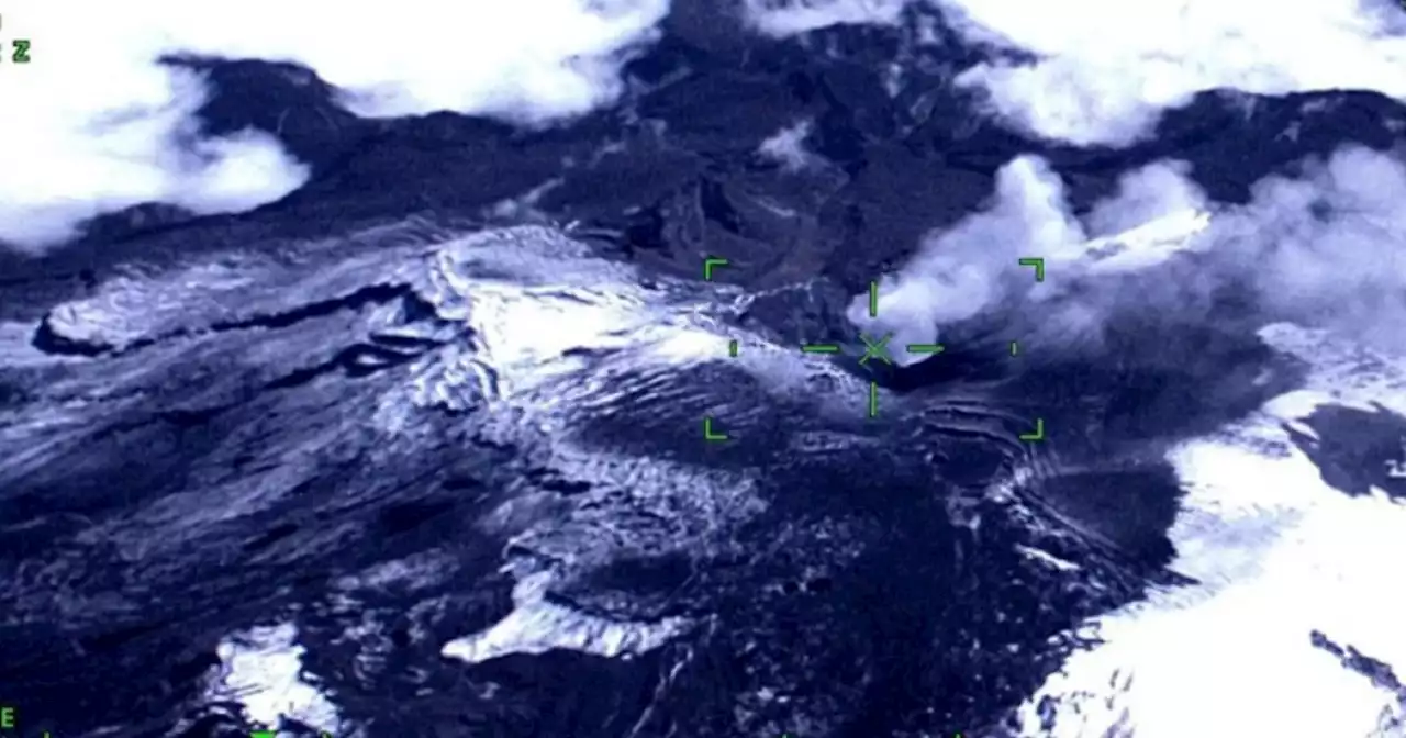 Así se ve el volcán Nevado del Ruiz desde arriba: impresionantes nuevas imágenes