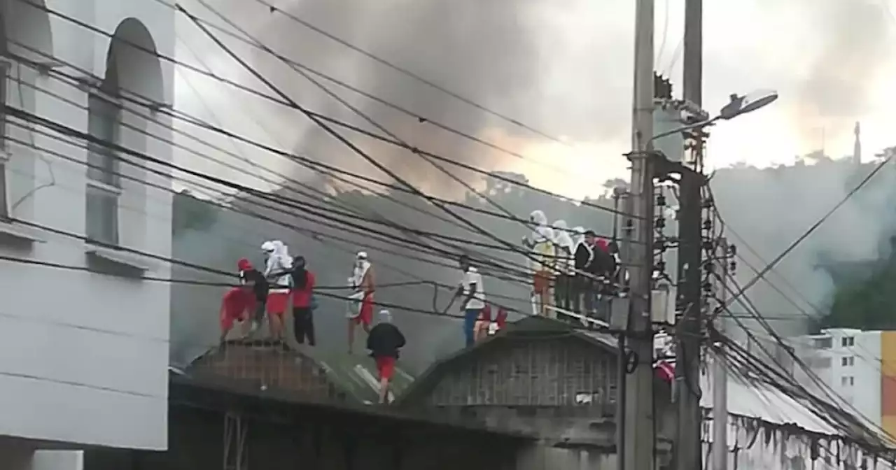 Motín e incendio en el centro de detención para menores de Piedecuesta dejó un menor herido