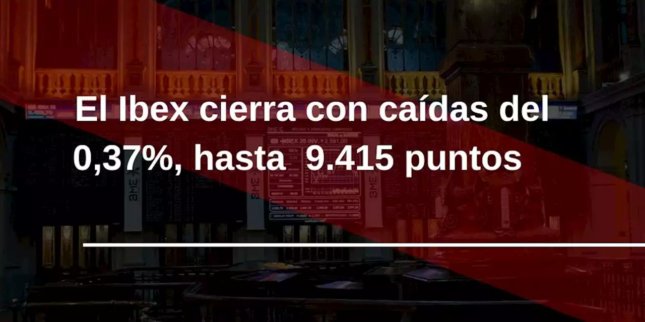 El Ibex 35 cierra en negativo pero completa la semana con subidas del 0,5%