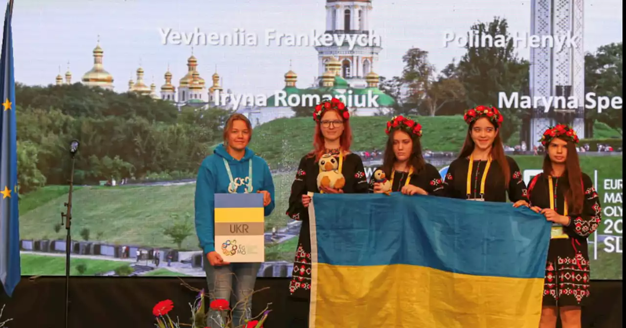 Ukrainian girls' math team wins top European spot during olympiad