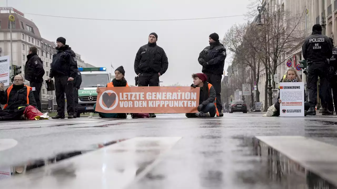 Bundesverkehrsminister Wissing trifft Klima-Kleber