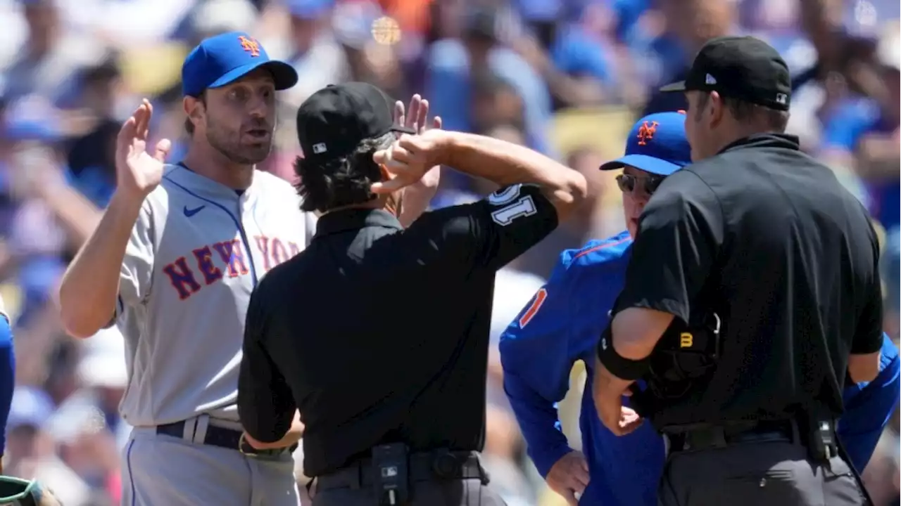 Scherzer suspended 10 games for sticky substance ejection