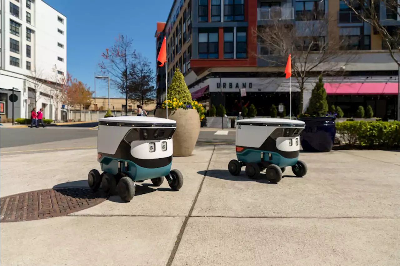 Robots Are Now Delivering Food In The Mosaic District In Fairfax