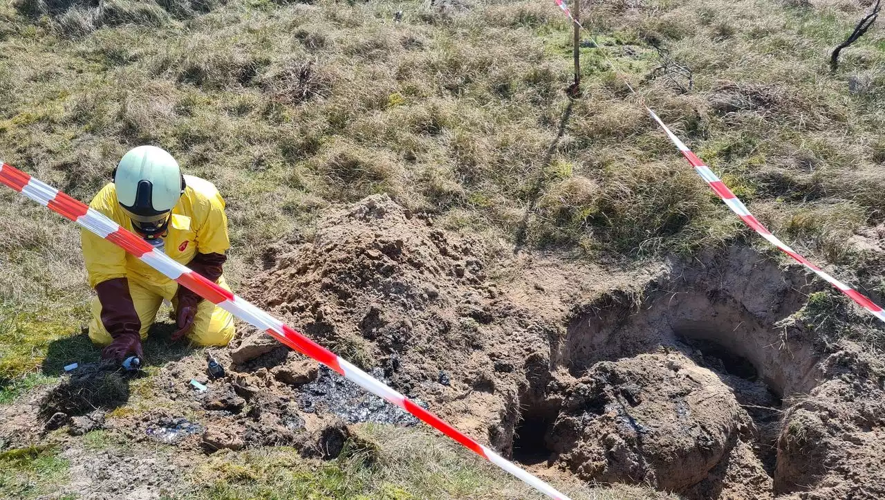 Baltrum: Dunkele Substanz in Dünen - Spezialkräfte rücken an