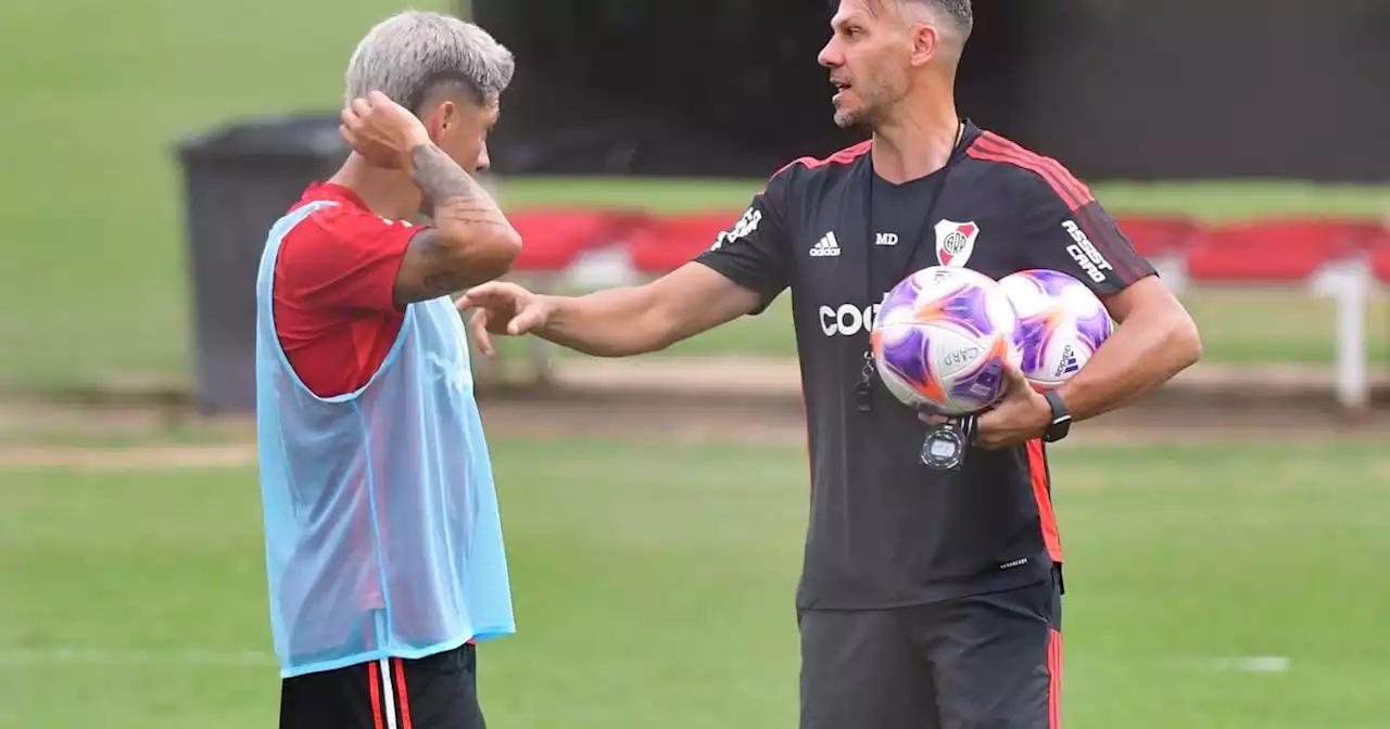 Video: Demichelis y el gesto que lo hace enojar a Enzo Pérez