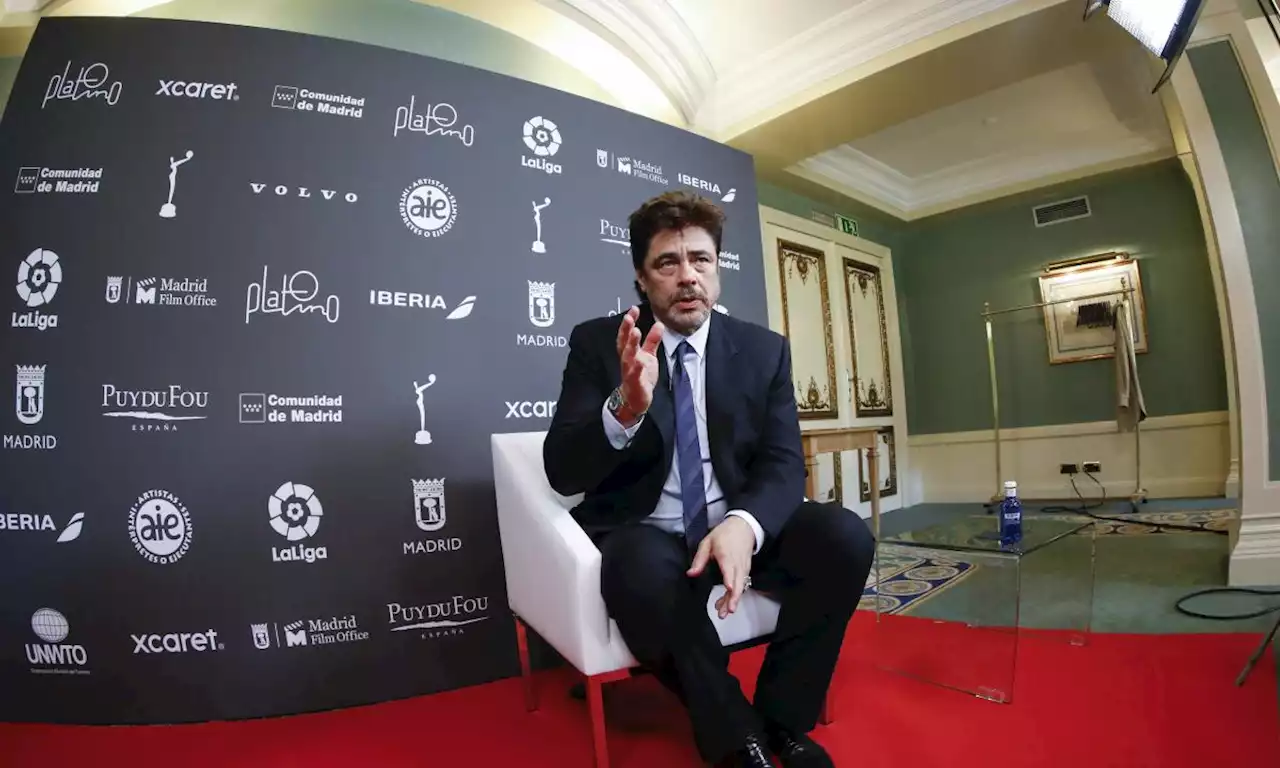 “No toco batería, no canto, la actuación es un recreo’: dice Benicio del Toro