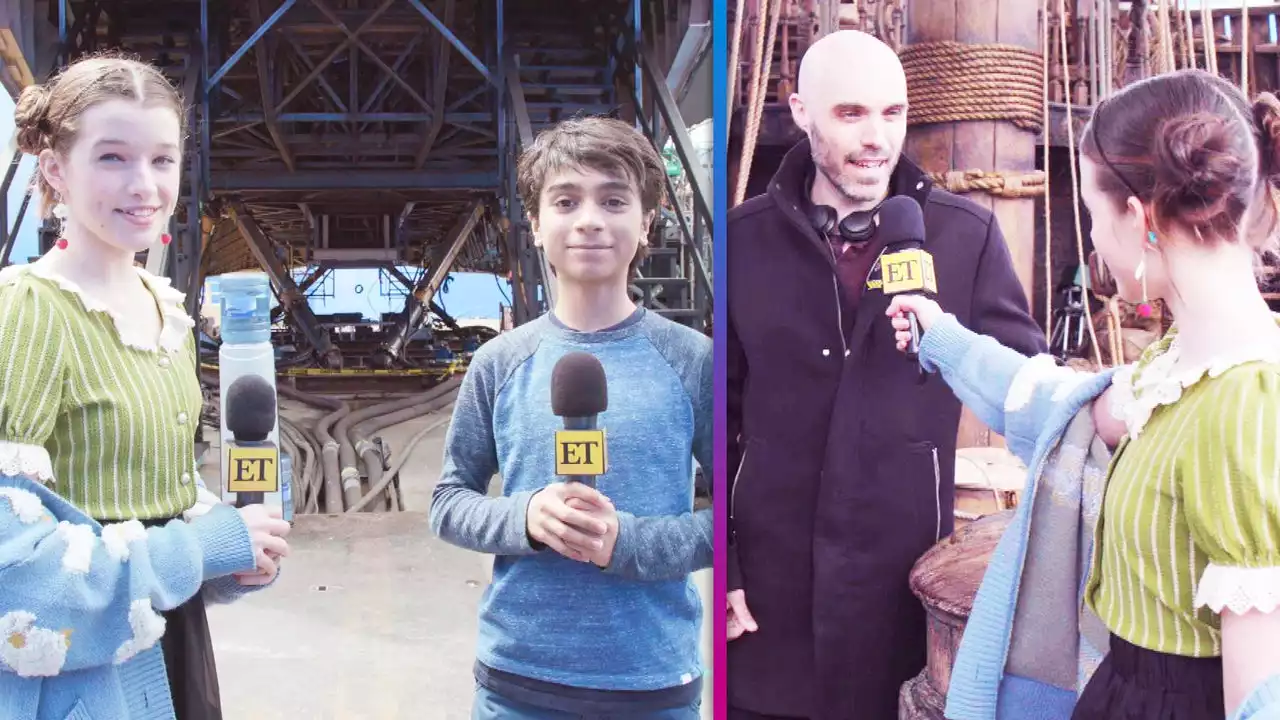 Watch the Stars of 'Peter Pan & Wendy' Tour the Jolly Roger!