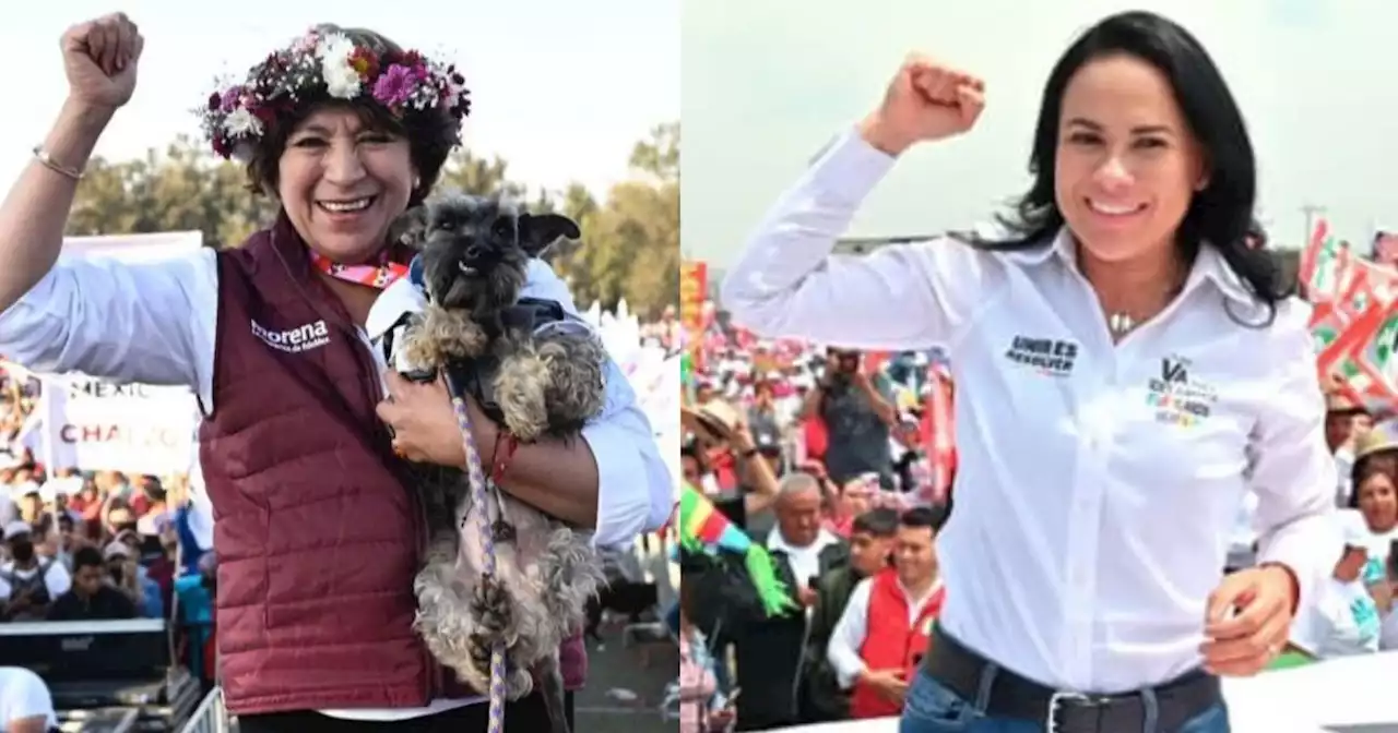 Así se alistan Delfina Gómez y Del Moral para el primer debate en Edomex