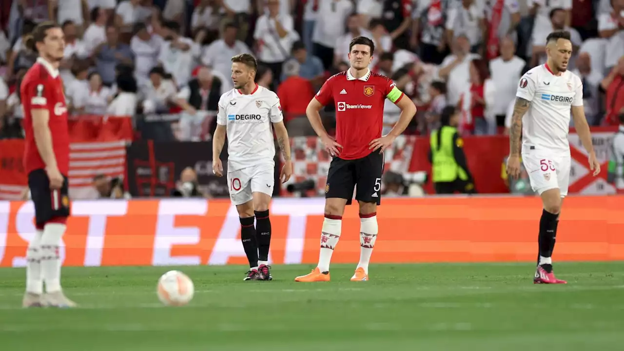 Sevilla 3-0 Man Utd (5-2 agg): Heavy defeat on horror night sees Ten Hag's men exit UEL