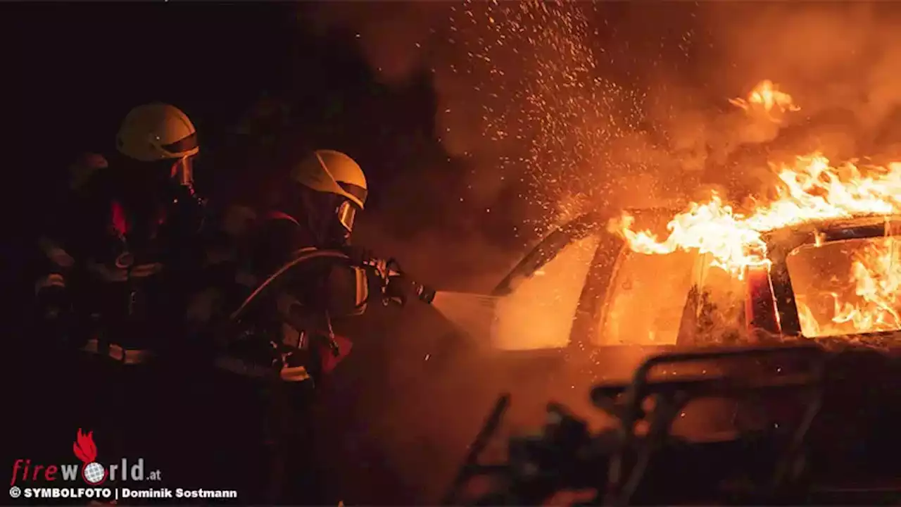 Ktn: Autobatterie gerät in Tiefgarage in Brand → vier Fahrzeuge in Flammen