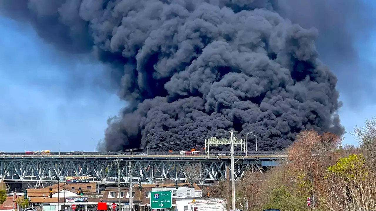 Deadly tanker explosion along Connecticut bridge closes I-95