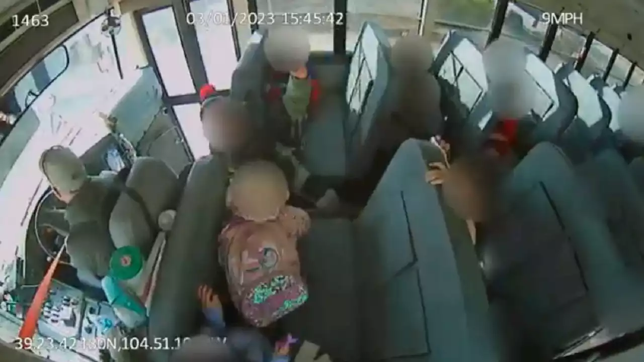 Colorado school bus driver faces charges after video shows him slamming on brakes, jolting students