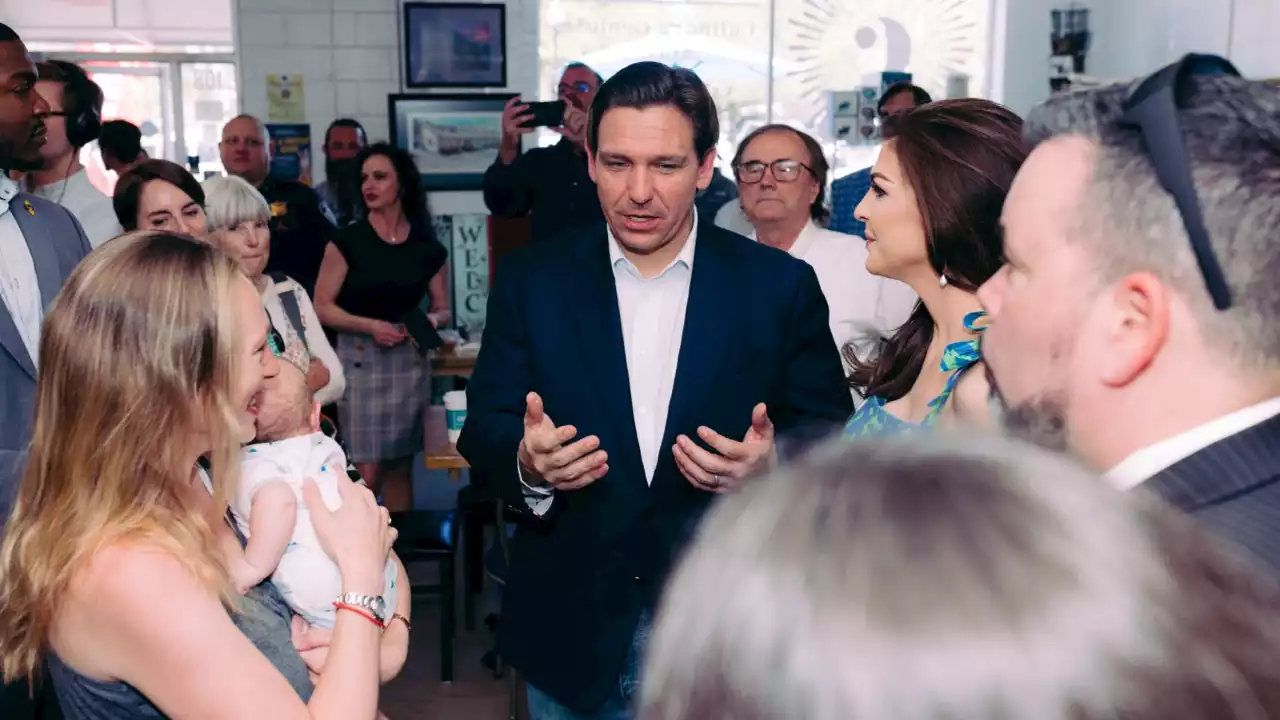 DeSantis meets with military veterans at South Carolina coffee shop as 2024 race heats up