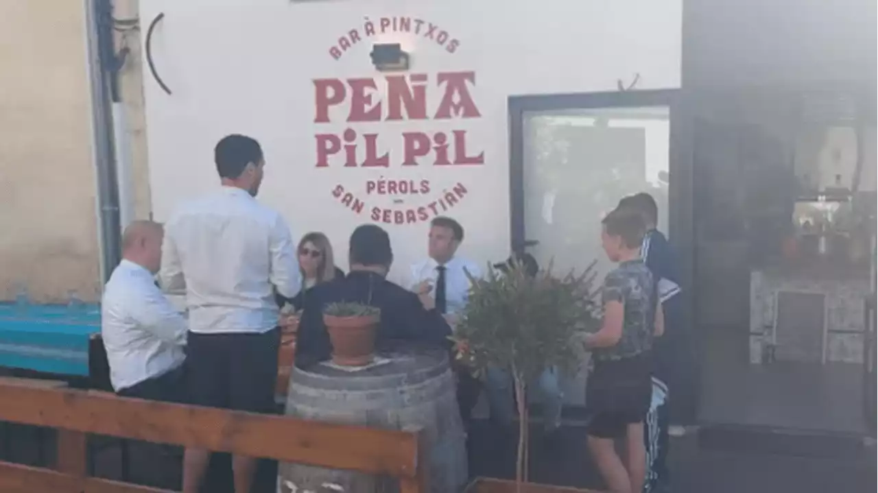 Déplacement d'Emmanuel Macron dans l'Hérault : depuis que le président y a bu une bière, la note de ce restaurant a dégringolé