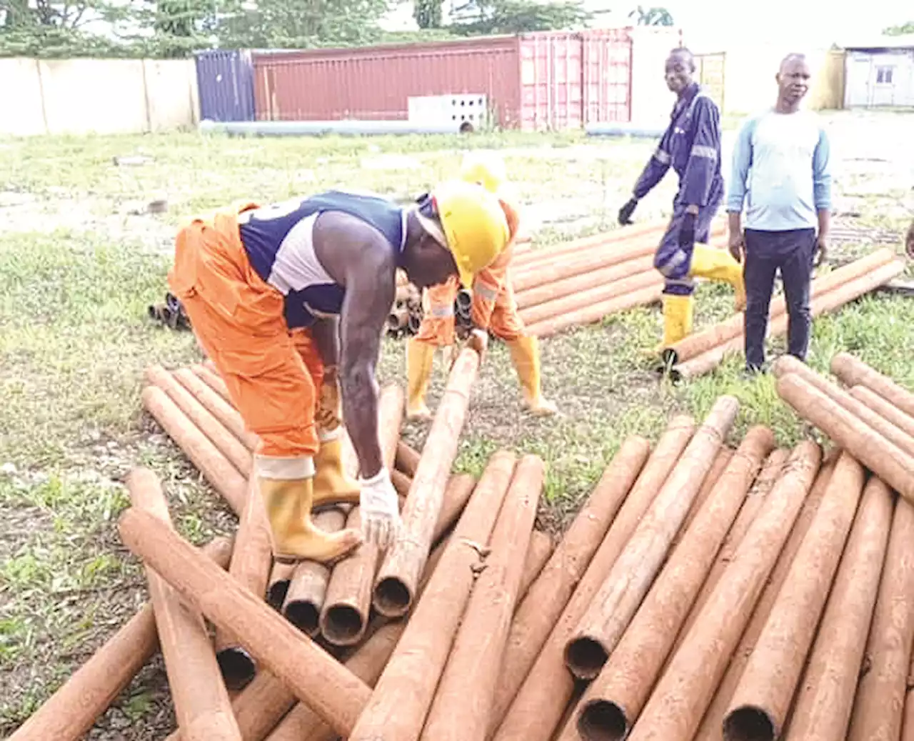 NSCDC parades four suspects for vandalising Agip pipelines