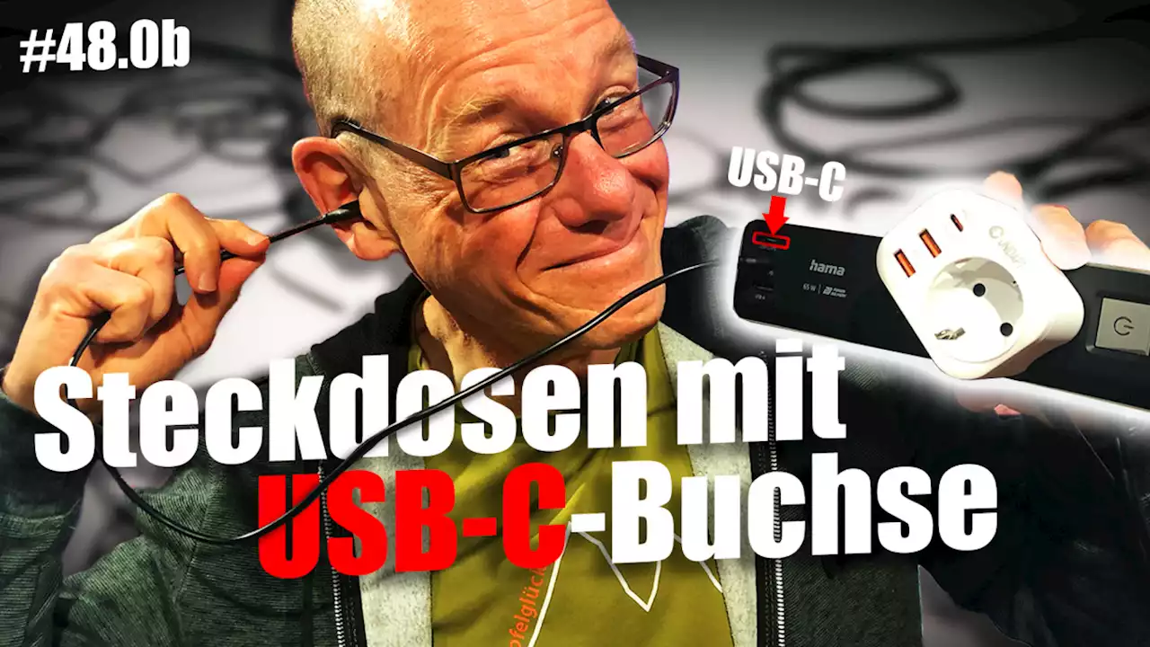 Gegen Kabelgewirr: Steckdosen mit USB-C-Buchsen | c’t uplink 48.0b