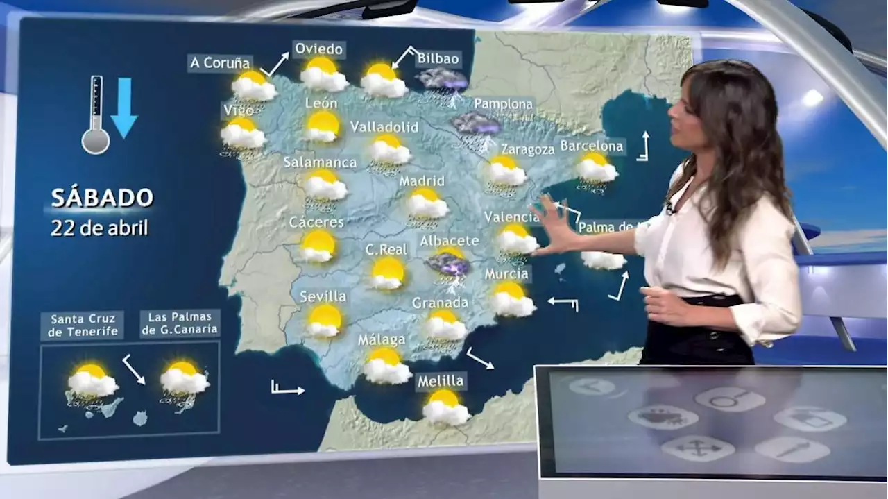 Un frente causará lluvias y descenso térmico en España el fin de semana