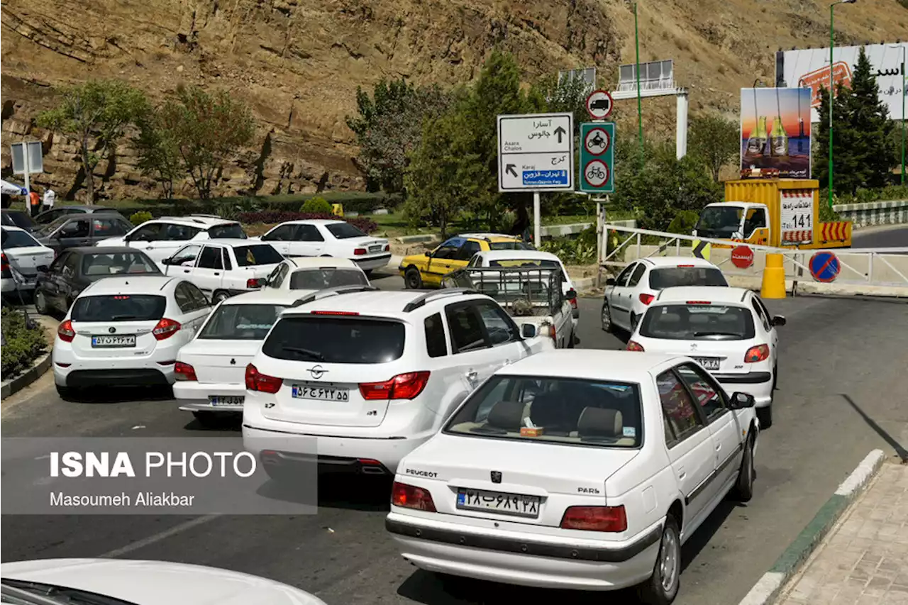 ترافیک سنگین در محورهای شمالی/ چالوس یک‌طرفه‌ شد