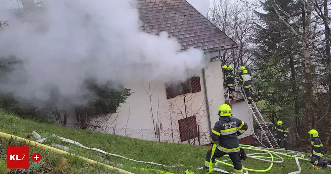 Großeinsatz in Obermillstatt: Leiche bei Wohnhausbrand in Kärnten entdeckt | Kleine Zeitung