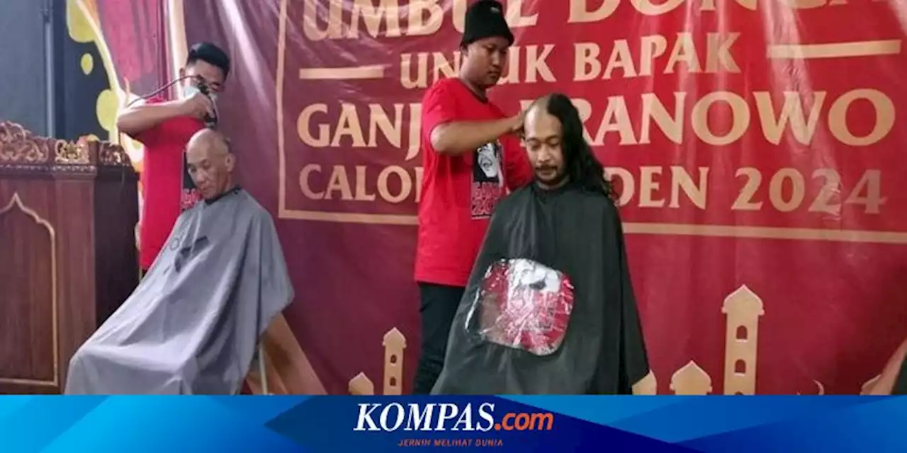 Rayakan Ganjar Jadi Capres PDI-P, Ipung Cukur Gundul Rambut Panjangnya yang Dirawat 3,5 Tahun