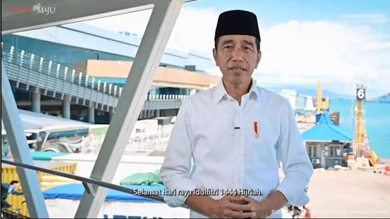 Jokowi Ucapkan Selamat Hari Raya Idulfitri 1444 H, Imbau Masyarakat Hati-Hati saat Mudik