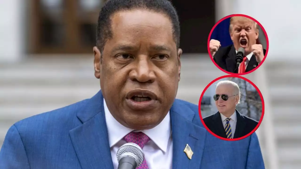 ¿Quién es Larry Elder, el locutor de radio que quiere desplazar a Biden y a Trump?