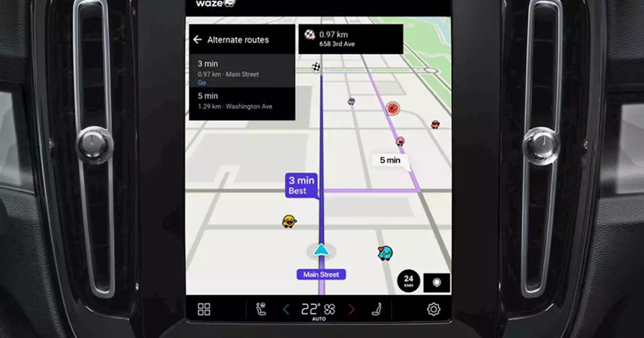 Waze embarque enfin dans les Volvo disposant d’Android Automotive