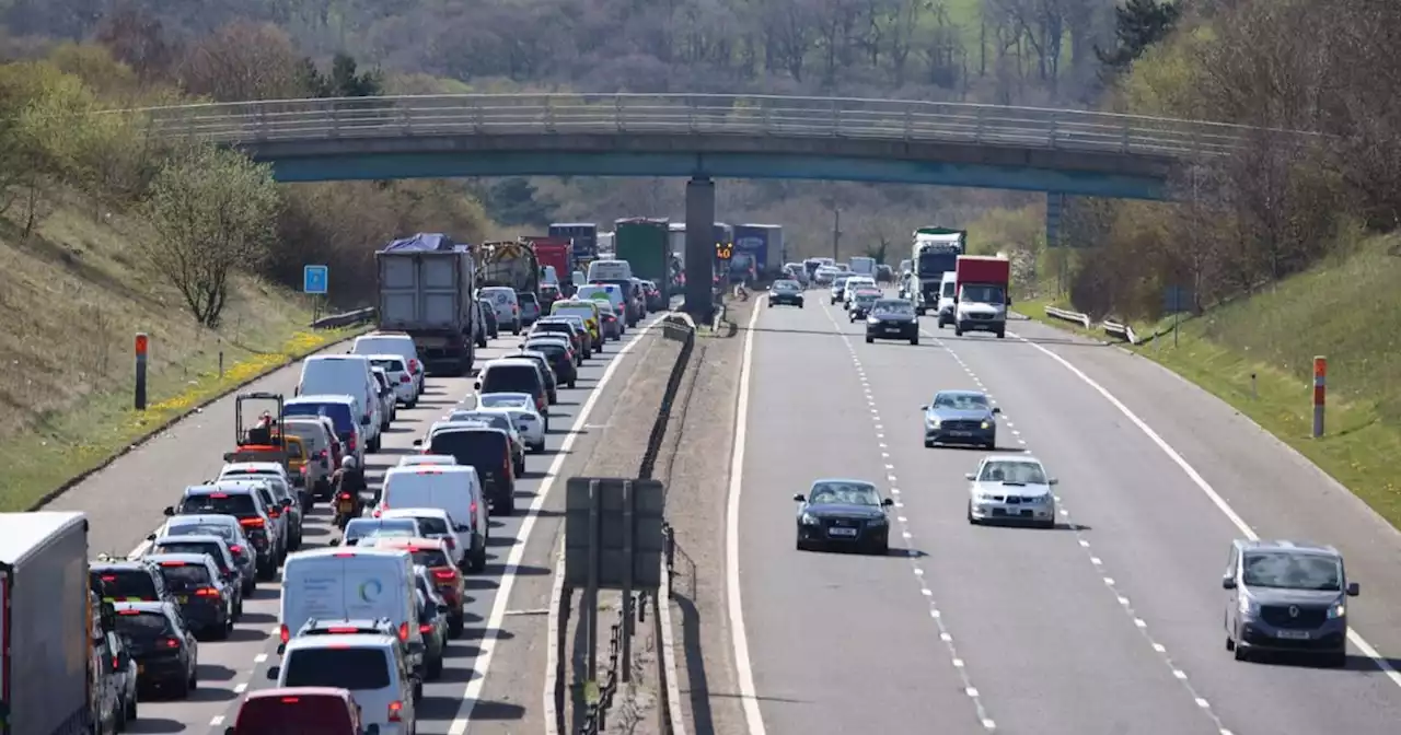 Police statement after huge delays as car and trailer overturn