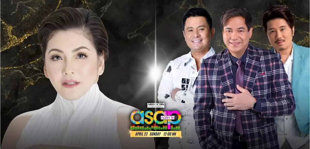 Celebrate Regine's birthday and catch a collab from Martin, Ogie, and Janno this Sunday in 'ASAP Natin 'To'