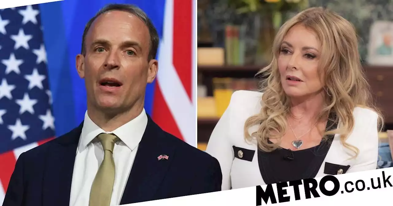 Carol Vorderman slams 'coward' Dominic Raab as he resigns after bullying report