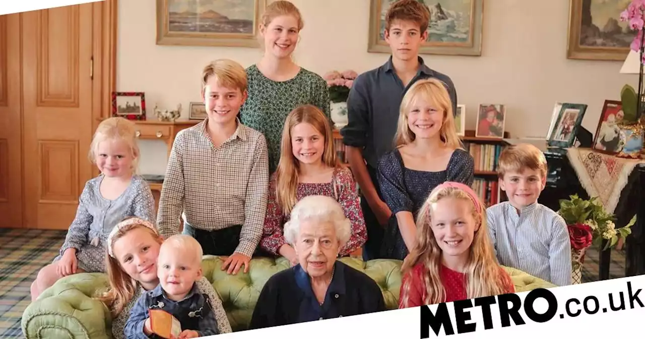 New photo of late Queen and her great-grandchildren released on her 97th birthday