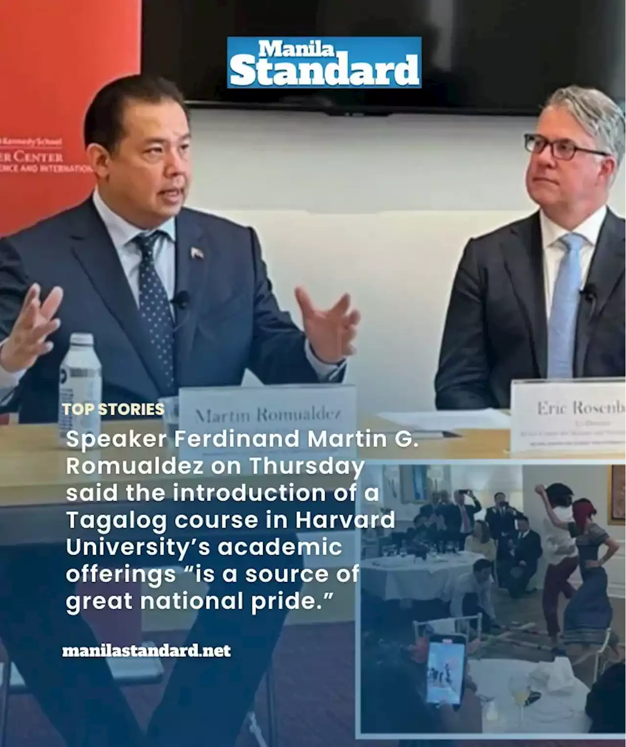 Speaker beams with Tagalog at Harvard U