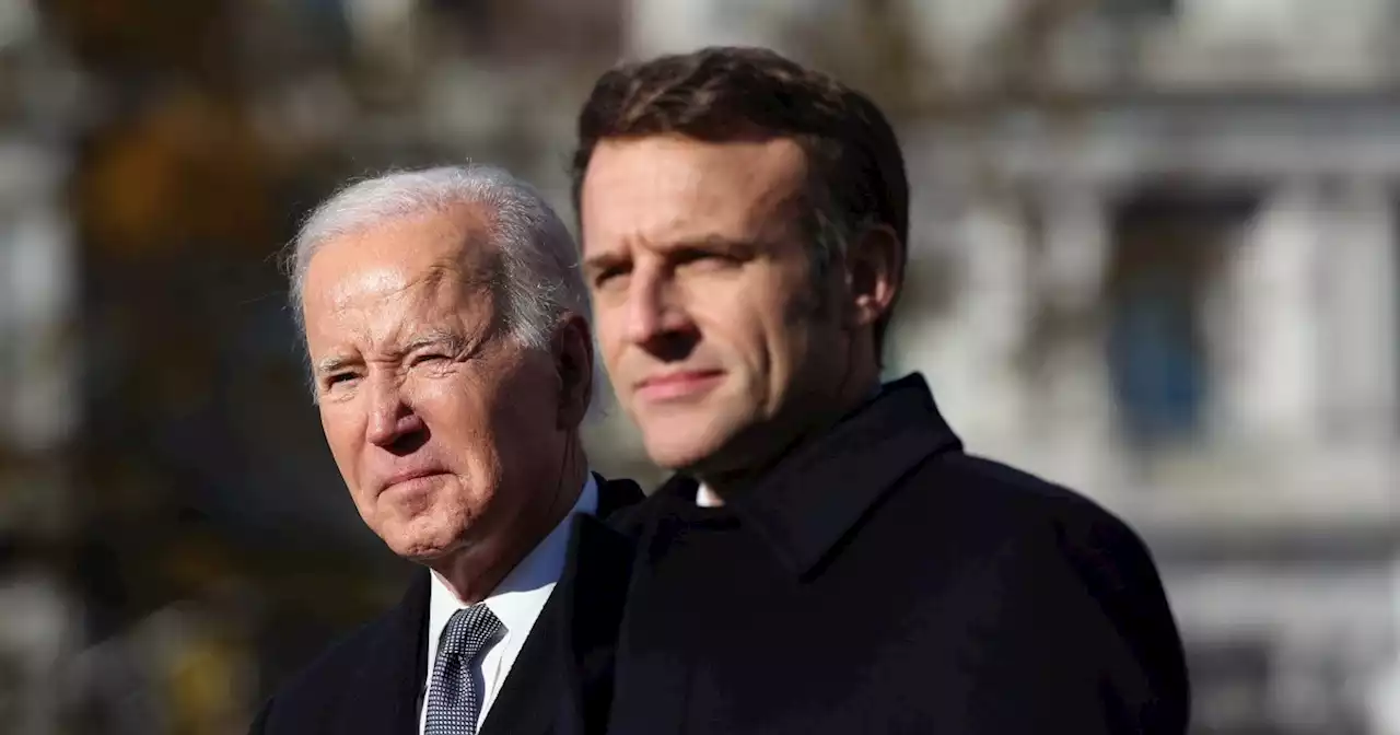 Macron and Biden talk, but statements differ on Taiwan