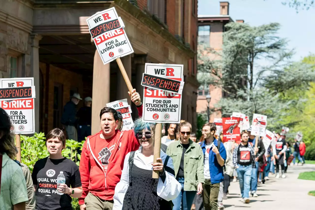 ‘Frustrated’ Rutgers union leaders considering return to picket lines