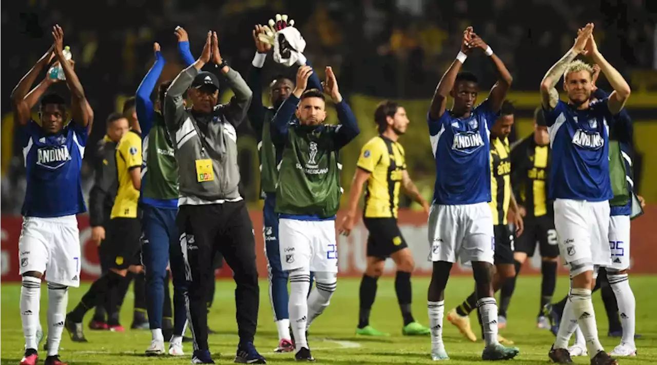 'Parecía equipo brasileño': prensa de Uruguay delira con nivel de Millonarios contra Peñarol