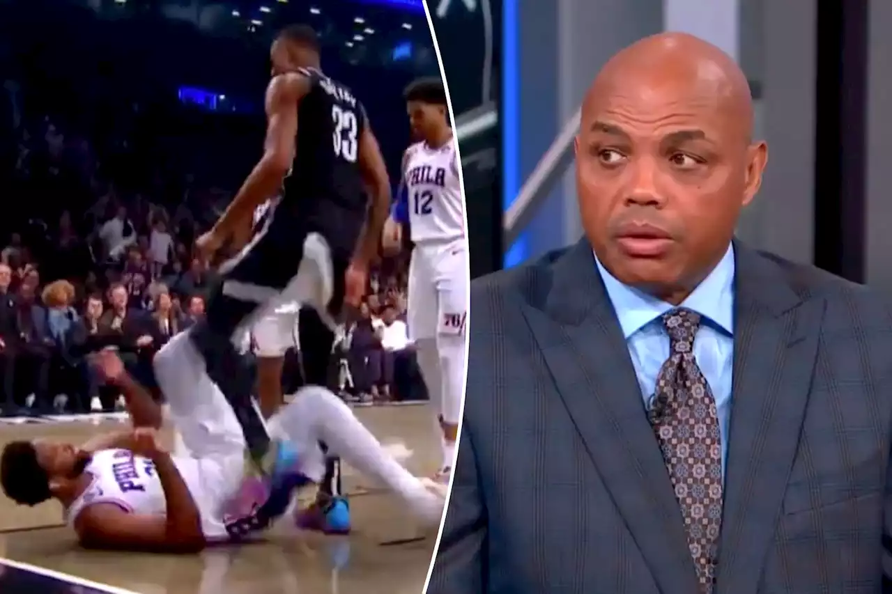 Charles Barkley, Shaq think Joel Embiid’s groin kick was ‘worse than Draymond’