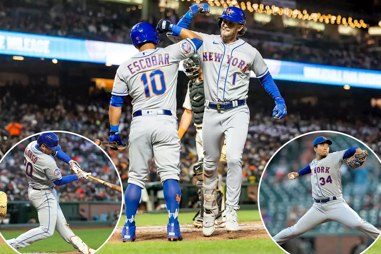 Mets blast three homers to top Giants despite another shaky Kodai Senga start