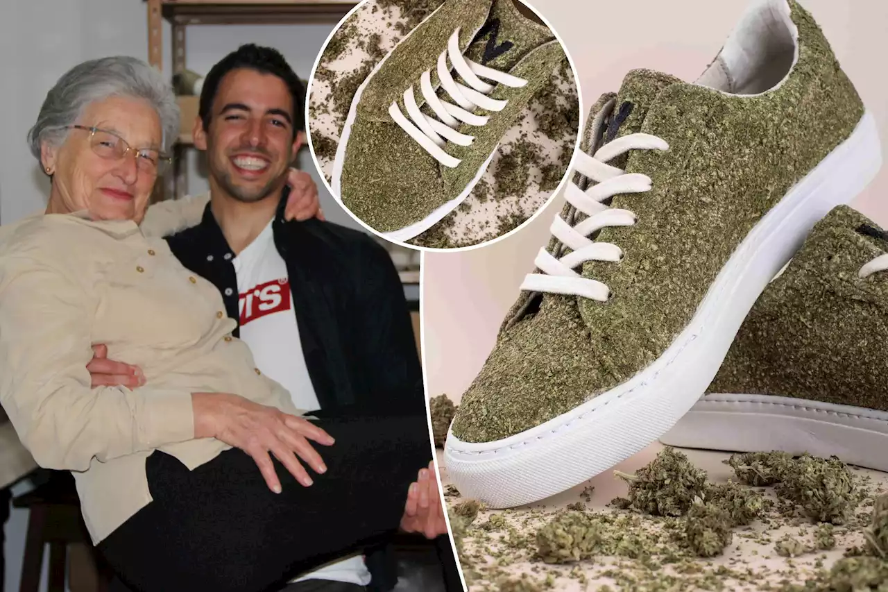 My grandma helped me design $1K shoes made from weed to celebrate 4/20