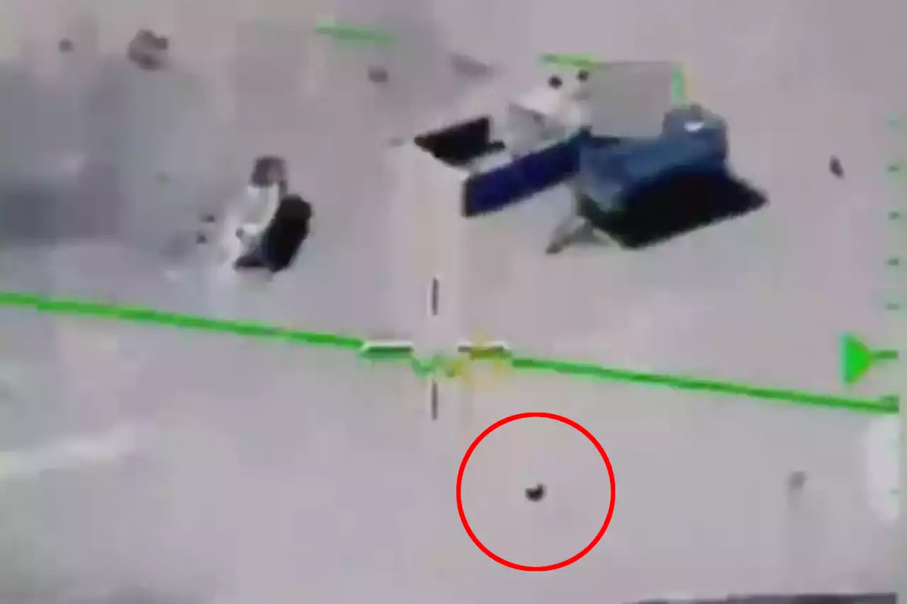 Pentagon releases video of UFO flying over active combat zone in Middle East