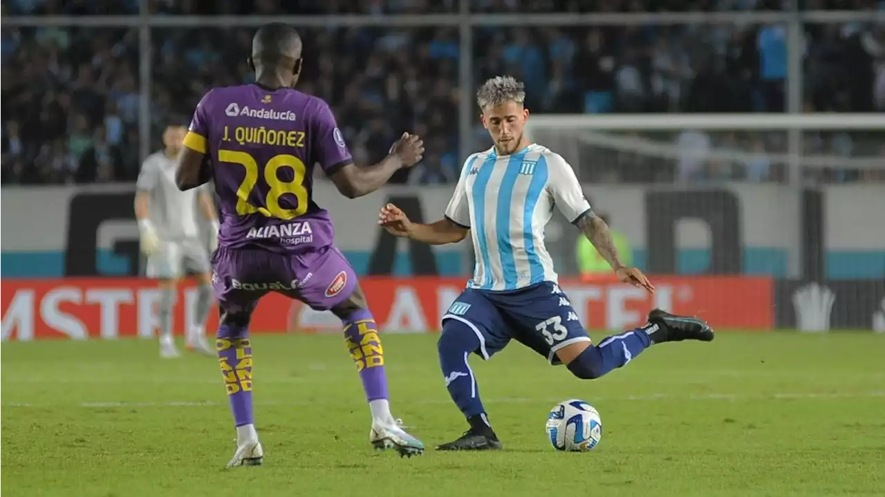 Copa Libertadores: Racing, con un insólito gol en contra, transpiró para derrotar a Aucas