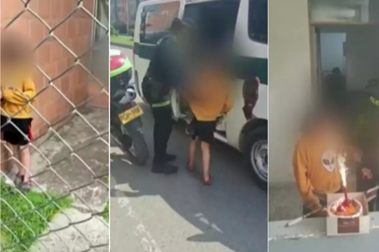 Niña rescatada en Soacha estaba de cumpleaños: policías se lo celebraron - Pulzo