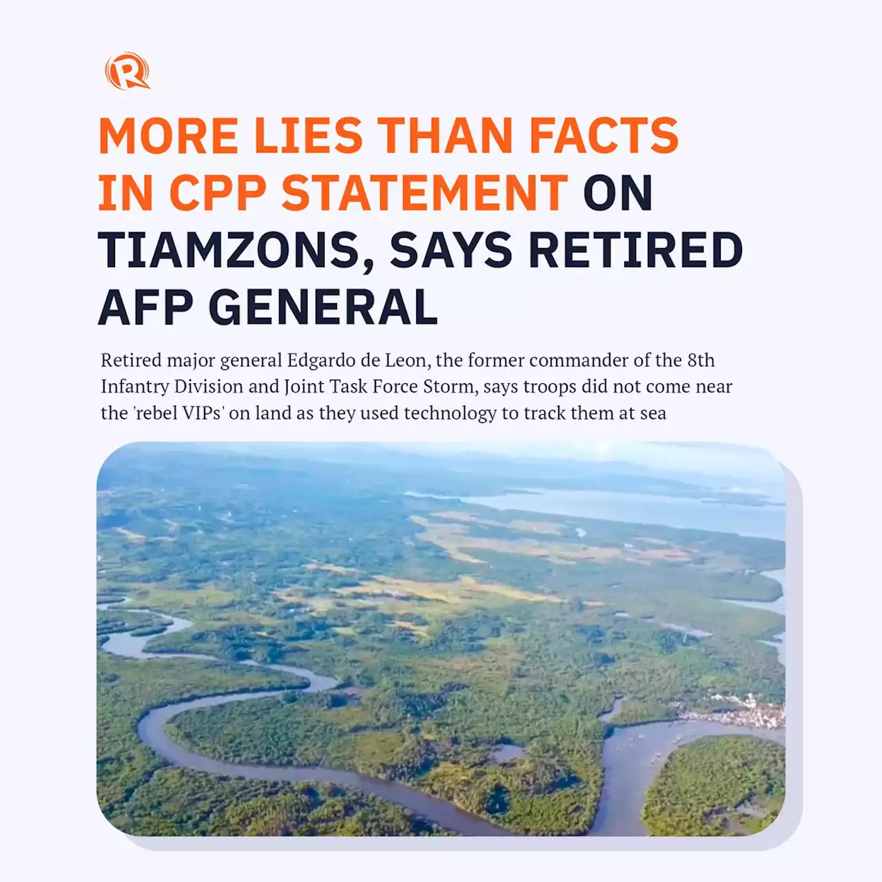 More lies than facts in CPP statement on Tiamzons, says retired AFP general