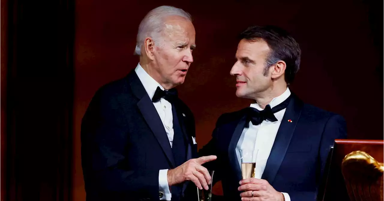 Macron, Biden talk, but statements differ on Taiwan