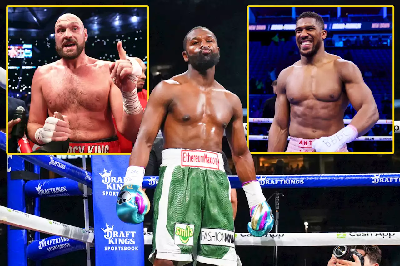 Floyd Mayweather names top five fights he wants to see, includes Tyson Fury and Anthony Joshua