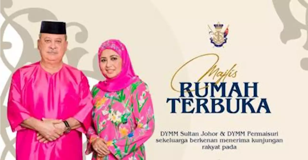 Istana Johor open house on second day of Aidilfitri